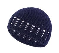 Jiqoe Cappelli e berretti da donna, lavorato a maglia, per studenti, adulti, musulmani, cappello invernale pieghevole, fatto a mano, all'uncinetto, pregare per tenere scavato fuori il cappello da