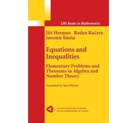 Jiri Herman Radan Kucera Jaromir Simsa Equations and Inequalities (Tascabile)