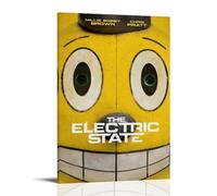 JIRUAHHY Poster del film The Electric State per camera da letto e soggiorno, decorazione artistica da parete, 60 x 90 cm, stile cornice