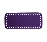 JISADER 2x Base Dell'inserto Del Cuscino Sagomatore Del Fondo Della Borsa Dal Design Solido per La Realizzazione di Borse, Viola, 18x8cm