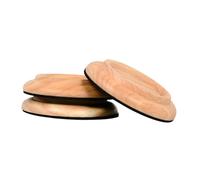 JISADER 3 Pezzi Coppe per Pianoforte Sottobicchieri per Gambe per Pianoforte Supporto Cuscinetti per Pianoforte Antirumore Professionali Protezione per, Legna