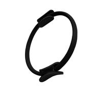 JISADER Anello per Pilates Anello per Fitness Dispositivi per l'Allenamento per l'Allenamento Attrezzatura per Pilates Domestico Anello per Yoga Elastico per, Nero