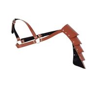 JISADER Armature per spalle gotiche Steampunk Cintura per alzare le spalle, tracolla regolabile, coprispalle Mantello spallaccio medievale per uomo Cosplay, fronte