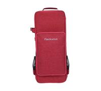 JISADER Borsa per flauto cinese Hulusi Custodia per strumento Custodia per flauto cucurbita per musicisti principianti Performance all'aperto in viaggio, ROSSO