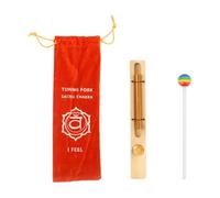 JISADER Campanello per meditazione, carillon con sviluppo di mazzuoli, strumento musicale, carillon a tono singolo per la meditazione in classe degli, Orangina