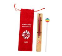 JISADER Campanello per meditazione, carillon con sviluppo di mazzuoli, strumento musicale, carillon a tono singolo per la meditazione in classe degli, Rosso