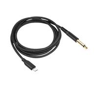 JISADER Cavo audio bilanciato stereo AUX da 6,35 mm 1/4 pollici Cavo audio per chitarra Plug and microfono Mixer per batteria elettronica, 100 Cm
