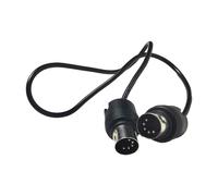 JISADER Cavo di prolunga audio Cavo per strumenti MIDI Chitarra Organo Tastiera MIDI Convertitore maschio Din a 5 pin Convertitore MIDI ad angolo retto da, 0.5 milioni
