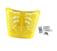 JISADER Cestino per Bici Anteriore, Cestino per Bicicletta, Portapacchi per Grande organizzatore, Cestino portaoggetti per Esterni, Shopping, Picnic, Giallo