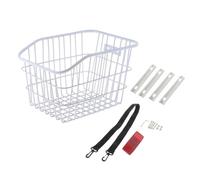 JISADER Cestino per Bicicletta con Stile Unico, Bianco