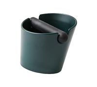 JISADER Cestino per Caffè Espresso Knock Coffee Ground Dump Bin Grind Dump Coffee Shop, Stile verde scuro A