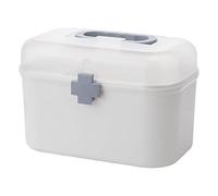 JISADER Contenitore per medicinali con manico ergonomico e design innovativo, 26,5x15,5x18 cm