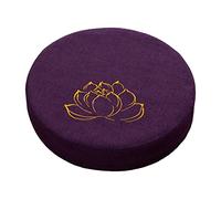 JISADER Cuscino per meditazione yoga Comodo cuscino da pavimento per seduta Tatami giapponese Cuscino da pavimento per yoga Camera da letto Cerimonia del tè, Viola scuro 10cm