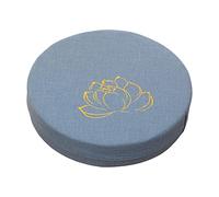 JISADER Cuscino per meditazione yoga Comodo cuscino da pavimento per seduta Tatami giapponese Cuscino da pavimento per yoga Camera da letto Cerimonia del tè, Blu 6 cm