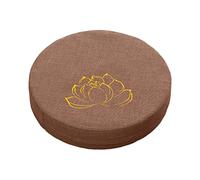 JISADER Cuscino per meditazione yoga Comodo cuscino da pavimento per seduta Tatami giapponese Cuscino da pavimento per yoga Camera da letto Cerimonia del tè, Cachi 6 cm
