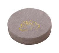 JISADER Cuscino per meditazione yoga Comodo cuscino da pavimento per seduta Tatami giapponese Cuscino da pavimento per yoga Camera da letto Cerimonia del tè, Grigio 10 cm