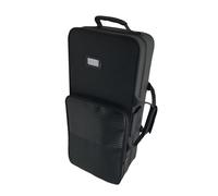 JISADER Custodia per sassofono contralto, custodia per principianti, custodia imbottita con tasca esterna, borsa rigida per bagagli, custodia per sassofono,