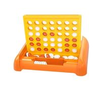 JISADER Gioco 4 in Fila Gioco Connect, Pratico, Portatile, Pieghevole Gioco Line up 4, Gioco di strategia per Ragazzi, Ragazze e Bambini, Giallo