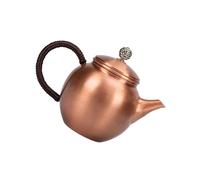 JISADER Home Teiera in Rame Bollitore Multifunzione per Acqua Regali di inaugurazione della casa Robusta Piccola pentola in Rame Bollitore da tè da 300 ml per