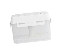 JISADER Kimchi Contenitore per crauti Contenitore per Alimenti con Piastra pressa Vaso per sottaceti Multifunzionale Fermentazione dei crauti per Il Campeggio, 4L 23.5x16.5x15.5 cm