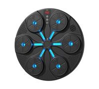 JISADER Macchina da Boxe Musicale Boxe elettronico da Muro Bersaglio Domestico Taekwondo Musicale Bersaglio Display Schermo Allenatore di Boxe, Nero