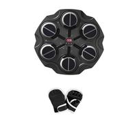 JISADER Macchina da Boxe Musicale Elettronica Smart Boxing Pad Bambino Regolabile Musica Boxe Muro Bersaglio per Allenamento Sanda, Nero