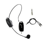 JISADER Microfono con cuffia Portata multiuso da 50 M Microfono da indossare con testina di ricarica USB per allenamenti fitness Amplificatore vocale Guide, 1 Microfono