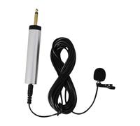 JISADER Microfono condensatore omnidirezionale microfono portatile da 6,35 mm clip professionista su microfono cablato per violino della tromba