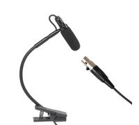 JISADER Microfono per strumento Clip a condensatore Microfono flessibile per sassofono in metallo Microfono a collo di cigno per Spettacolo dal vivo, L6