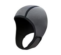 JISADER Scuba Diving Hood 2mm Neoprene Diving Muta Cappuccio, Mantieni Caldo Dive Hood Surf cap, Cappello da Nuoto per Donne, Uomini, Surf, Canoa Vela, Grigio