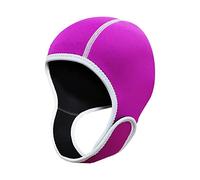 JISADER Scuba Diving Hood 2mm Neoprene Diving Muta Cappuccio, Mantieni Caldo Dive Hood Surf cap, Cappello da Nuoto per Donne, Uomini, Surf, Canoa Vela, Rosso