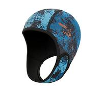 JISADER Scuba Diving Hood 2mm Neoprene Diving Muta Cappuccio, Mantieni Caldo Dive Hood Surf cap, Cappello da Nuoto per Donne, Uomini, Surf, Canoa Vela, Blu Scuro