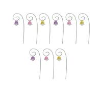 JISADER Set di 9 Lanterne Fatate per Giardino in Miniatura