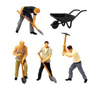 JISADER Set di Personaggi in Miniatura per Creare Diorami, Scala 1:64