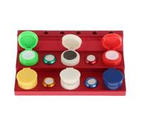 JISADER Supporto per tazza di olio per orologi Kit per oliatore per orologi Orologiai Riutilizzabile con coperchio Supporto per tazza di olio portatile