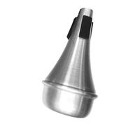 JISADER Tromba muta dritta universale installazione semplice installazione in lega di alluminio portatile pratico muto per amanti della musica sostituisce le, Argento