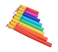 JISADER Tubi audio musicali set diatonico di 8 strumenti di insegnamento strumenti in classe 8 Tubo del suono per ragazzi ragazze in età prescolare, con Corda