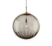 JISHUBO Lampada a sospensione con sorgente luminosa E14, paralume per lampada a sospensione in vetro colorato sferico creativo, lampadario in stile nordico moderno, apparecchi di illuminazione decorat