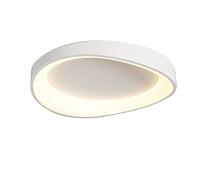 JISHUBO Lampada da soffitto dimmerabile 3000K/4500K/6000K, semplice plafoniera rotonda in ferro battuto, lampada da soffitto incorporata, lampada da soffitto a LED, apparecchi di illuminazione per dec