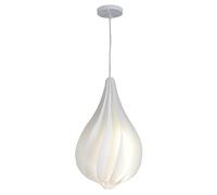 JISHUBO Piccola Lampada a Sospensione Moderna in Stile Minimalista, apparecchi di Illuminazione a soffitto con Base E27, Paralume per Lampada a Sospensione in PVC con personalità Creativa, lampadario