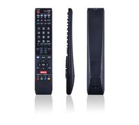 JISOWA Telecomando per Sharp LC-46LE830U LC-40LE810UN LC-52LE835U LC-60LE657U LC-60LE830U LC-60LE920U LC-60UD27U LC-70LE652U LC-70LE735U LC-70LE857U LC-70LE857U -70C6. Sostituzione TV 400U LC-80LE650U