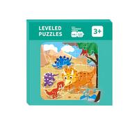 Jisrcha Puzzle Magnetici per Bambini 3-5 Anni, 133 Pezzi 4 in 1 Animali, Giocattoli da Viaggio in Aereo E Auto (B)