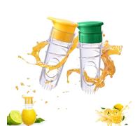 Jisrcha Spremi Limone 2 Pezzi, Spremi Limone Manuale, Spremiagrumi Portatile per Limoni con Filtro Incorporato, Spremi Lime Manuale per Arance, Limoni E Agrumi
