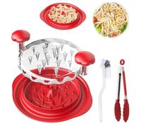 Jisrcha Tritatutto per Pollo, Strumento per Triturare Il Petto di Pollo A Vista da 25 Cm, Tritatutto Manuale per Pollo con Base Antiscivolo con Clip per la Pulizia per Pollo E Manzo Macinato