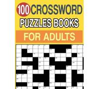 Jissie Tey 100 Crossword Puzzles Books for Adults (Tascabile)