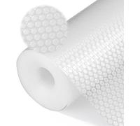 Jissta 44*600cmTappetino per Cassetti,Tappetini Antiscivolo,per Cassetti Non-adesivo EVA Trasparente Impermeabile Shearable Tappetini per Frigorifero Tavolo Mobile Cucina Lavello Ripiani(trasparente)