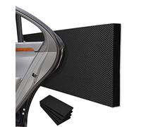 Jissta 4pz Protezione per Pareti Paracolpi Garage, in Eva 40 x 20 x 2 cm Autoadesivo Protettore Portiera Auto, Legno Impermeabile Ammortizzanti