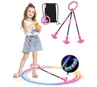Jissta Caviglia di Salto della,Anello di Salto della Caviglia,Palla da Salto Pieghevole per Bambini,Anello per Saltare per Bambini, Skip Ball,per Bambini Divertente Gioco per Adulti Sport