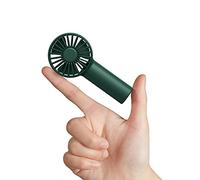 JISULIFE Mini Ventilatore Portatile, Batteria da 2000 mAh, Piccolo Ventilatore Portatile Alimentato da USB, 3 Velocità, Flusso d'aria Migliorato, Mini Ventilatore Ricaricabile Silenzioso - Verde