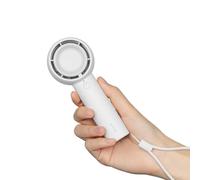 JISULIFE Mini Ventilatore Portatile - Design Sicuro Senza Pale, Potente Ventilatore Turbo Portatile con 3 Velocità, Piccolo Design Tascabile per Viaggi/Lash, Regalo per Ragazze/Donne